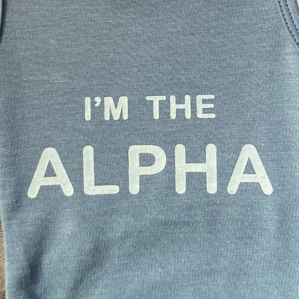 Alpha Dog shirt, X-Small  (up to 10 lbs)